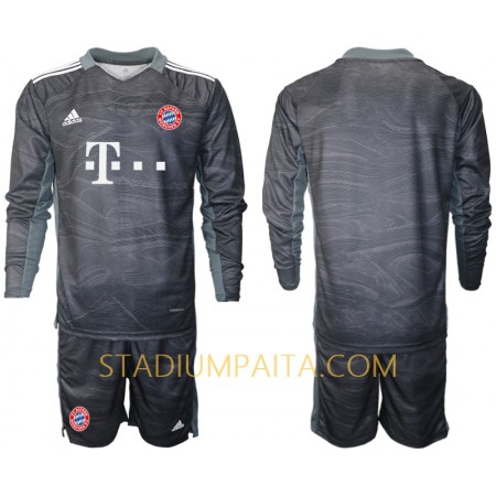Virallinen pelipaita FC Bayern München Vieras Maalivahti 2021-22 Pitkähihainen - Lasten( + Lyhyet housut ) Virallinen pelipaita FC Bayern München Vieras Maalivahti 2021-22 Pitkähihainen - Lasten( + Lyhyet housut )